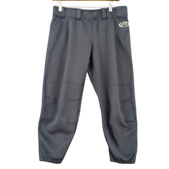 Rawlings Softball Pants Womens Large Gray Gameday Athletic Sportwear - Picture 1 of 8